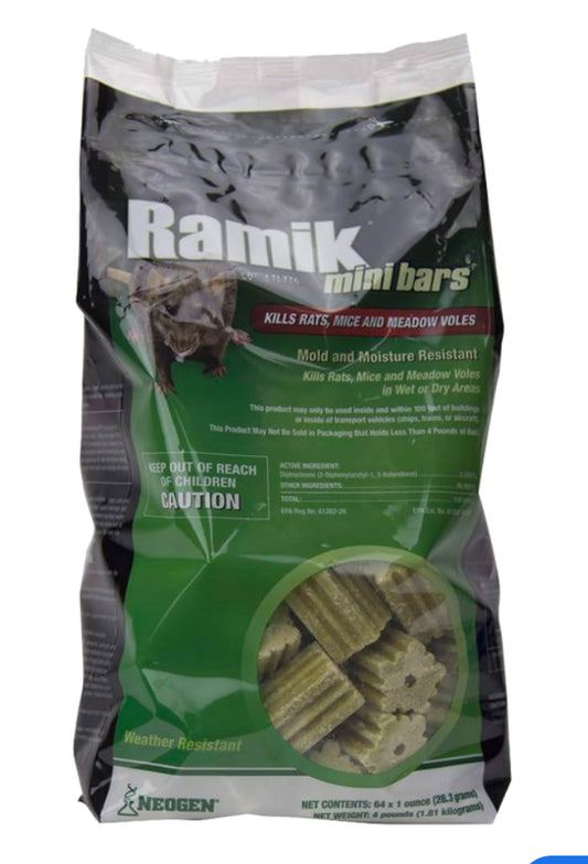 Ramik Rodent Bait Bar 1oz